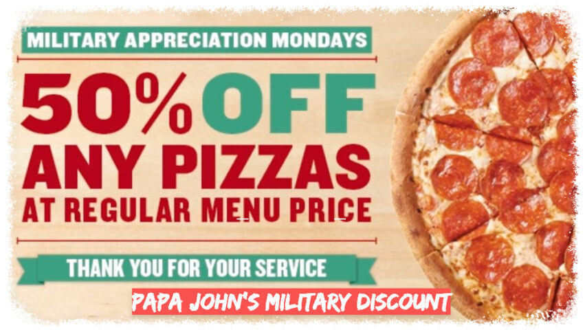 Papa John's Military Discount